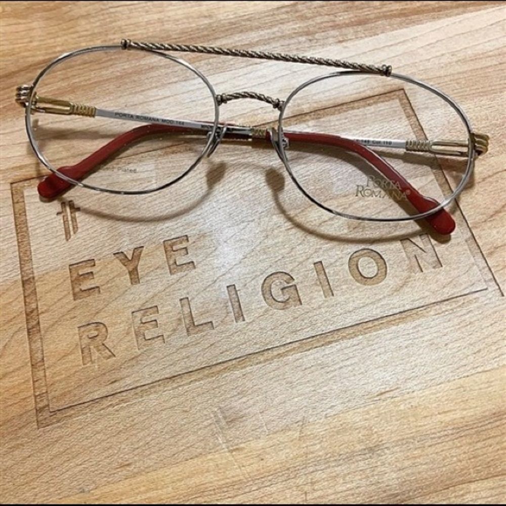 Porta Romana 144 Vintage Optical Gold Plated